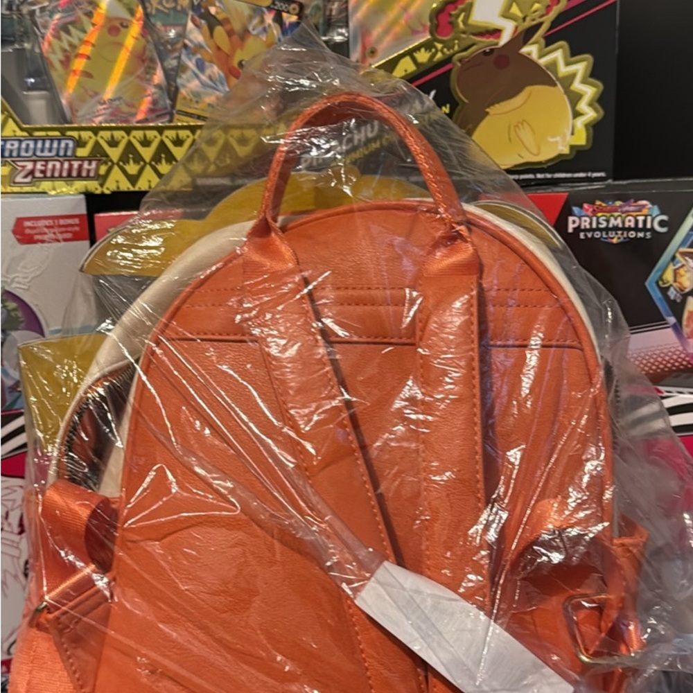 Pikachu Pumpkin Orange Backpack - image 2